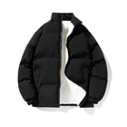Lambswool Lining Cotton-padded Jacket Black