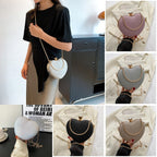 SS Hart Clutch Bag Soft Shell Sequins White