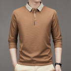 New Men's Autumn Shirt Brown