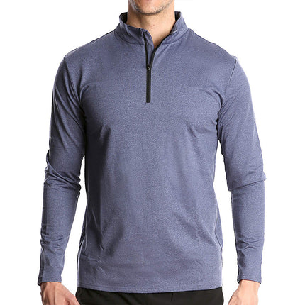 Men's Sports Running Pullover shirt Light blue