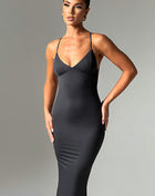 SS Shoulder Strap Dress Black