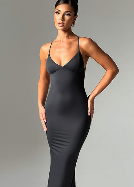 SS Shoulder Strap Dress Black