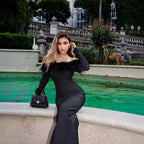Women's Fur Collar One-piece Dress