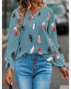 SS Blouse Light blue