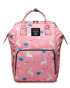 SS Maternity Nappy Bag Pink unicorn