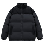 Winter Male New Cotton Thick Padded Coat Black
