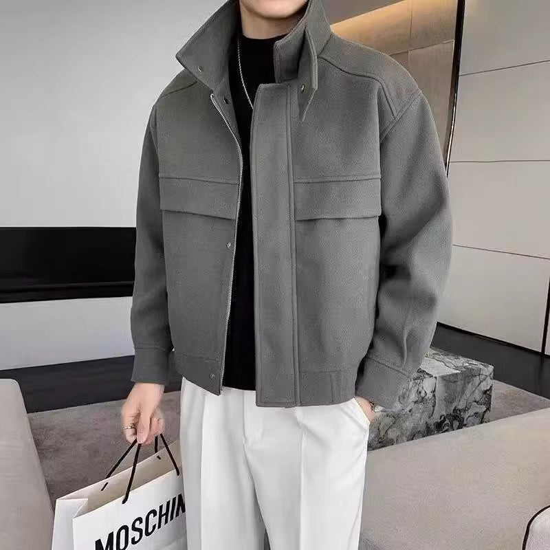 Stylish Short Sense Woolen Jacket