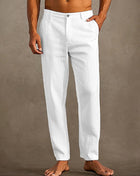SS Men's Linen Pants White