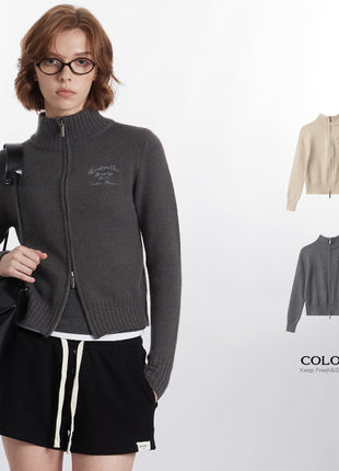 SS Women's Zipper Sweater