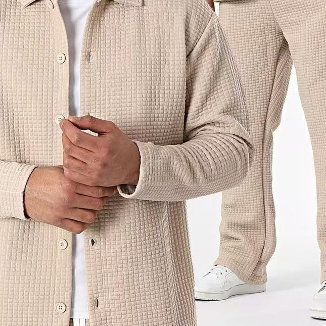 Anti-Wrinkle Simple Jacket Suits