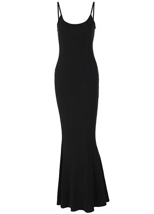 SS Strap Long Dress