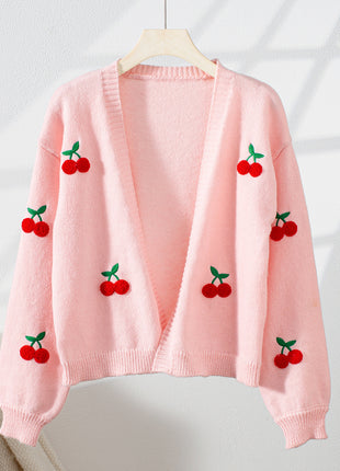 SS Cherry Cardigan