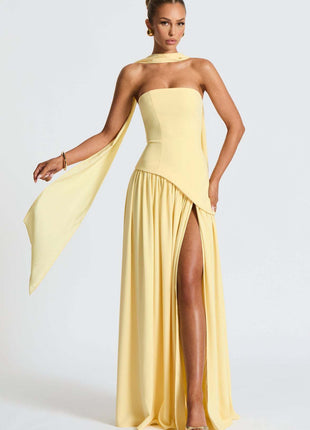 SS Evening Dress Yellow