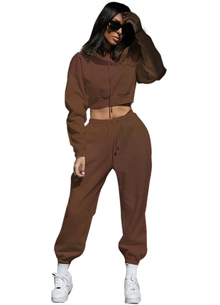 SS Two-piece Set Brown