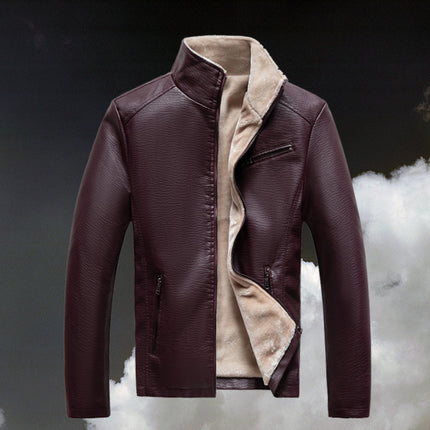 Men's Warm Motorcycle Jacket