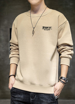 SS Men's Pullover Khaki H