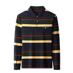 Men's Striped Polo Top