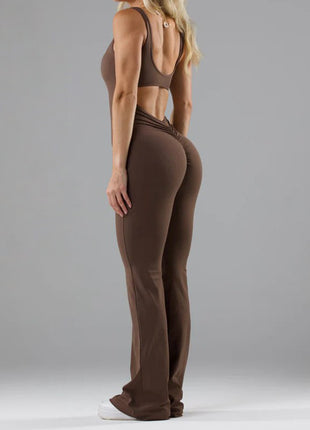 SS Women’s Yoga Bodysuit Light Brown