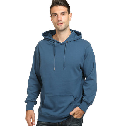 Men's Padded Terry Hoodie Blue