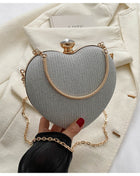 SS Hart Clutch Bag Silver