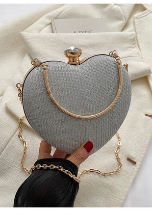 SS Hart Clutch Bag Silver