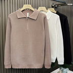 Men's Autumn And Winter High-grade Half Zipper Sweater