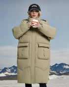 SS Mid-length Winter Jacket Green