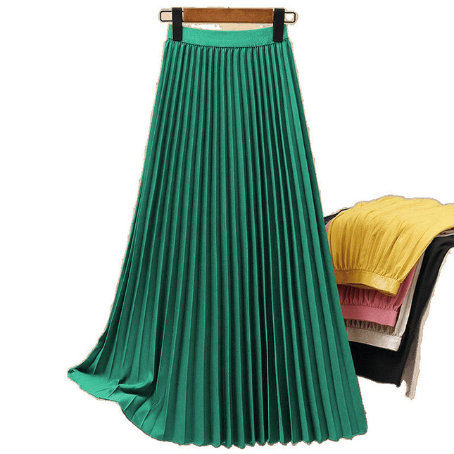 Women's Pleated High Waist Skirt