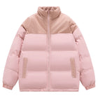 Winter Male New Cotton Thick Padded Coat Pink