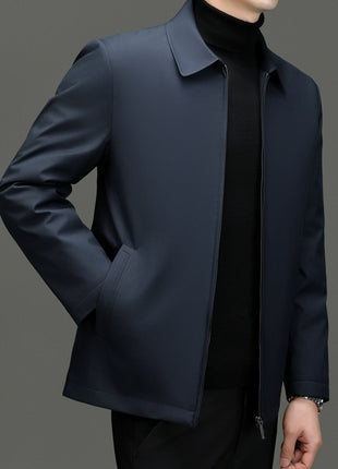 SS Men's Goose Down Jacket Navy Blue