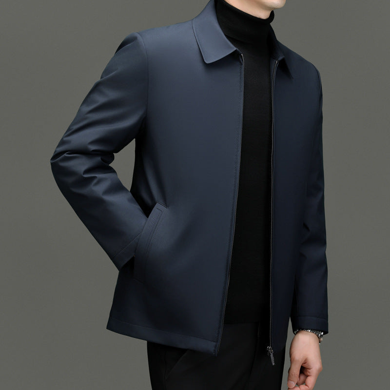 Men's Goose Down Jacket Navy Blue