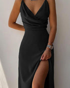 SS Sling Dress Black