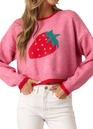 SS Strawberry Sweater