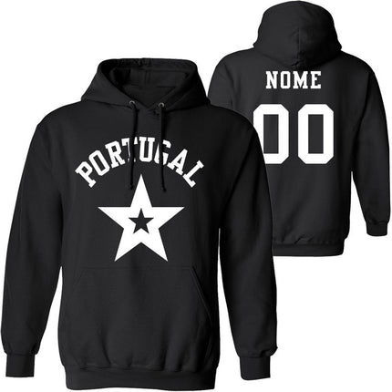Men's Printed pullover sweater Black