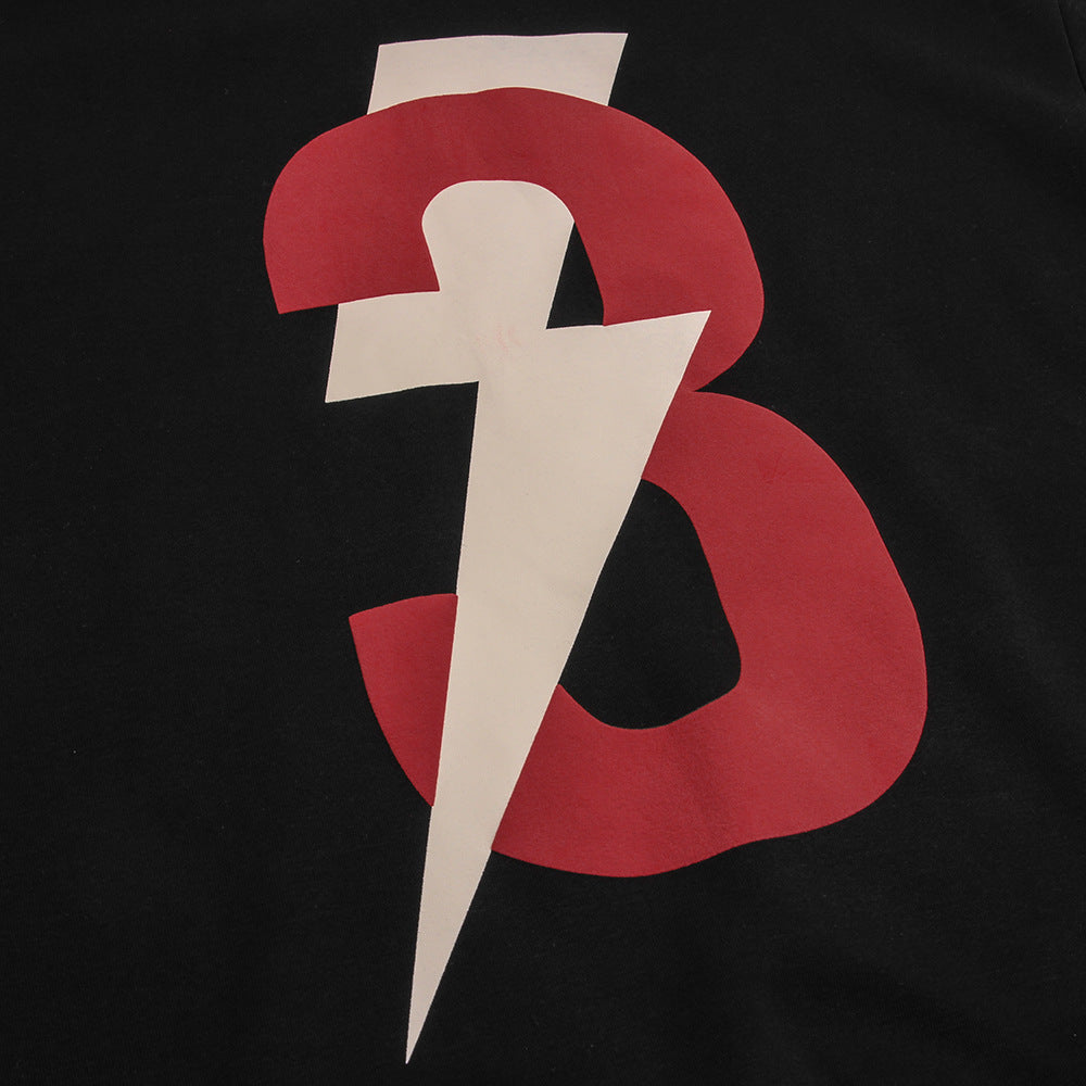 Men's Lightning Printed Hoodie