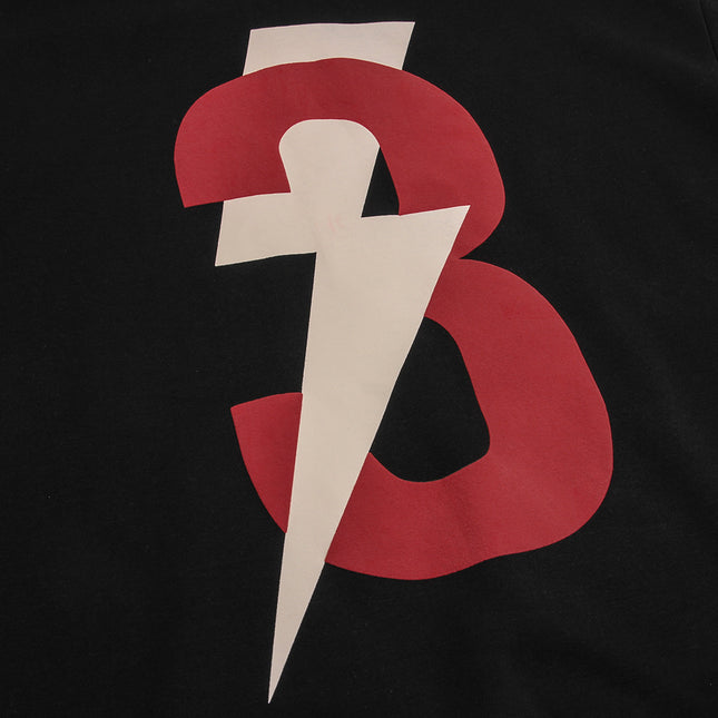 Men's Lightning Printed Hoodie