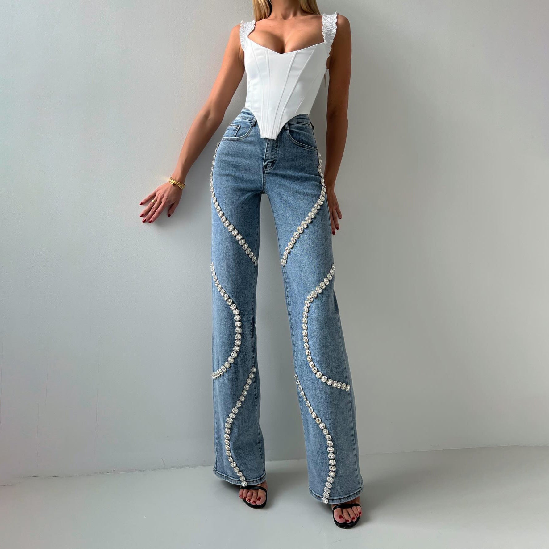 SS Rhine Stone Denim