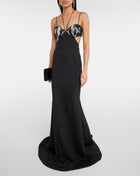 SS Black & Rhimestone Evening Dress Black