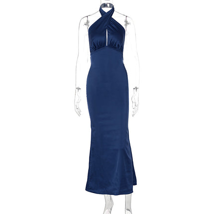 Fashion Elegant Backless Sleeveless Dress
