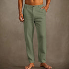 Men's Linen Beach Pants Green