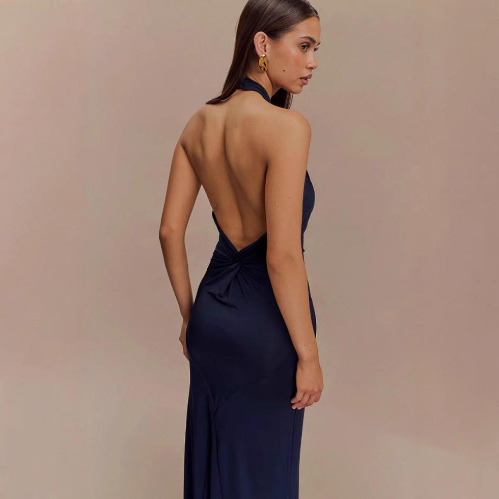Bodycon Halter Maxi Dresses