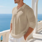 Casual Business Men's Long Sleeve Spring And Autumn Khaki