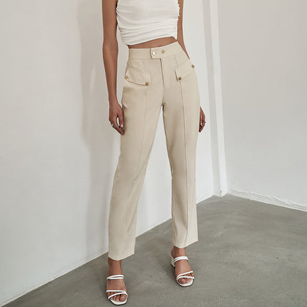 Beltless Chinoiserie Pants