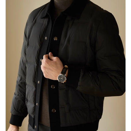 Men's High-end Casual Patchwork Coat