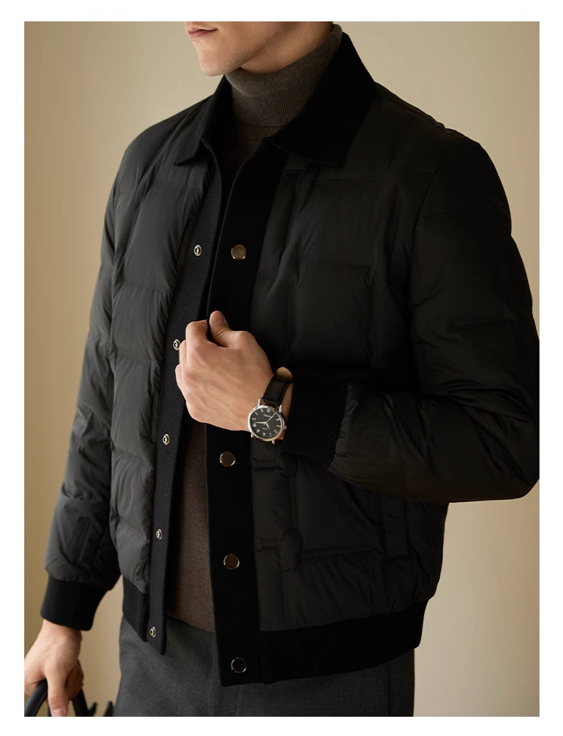 Men's High-end Casual Patchwork Coat
