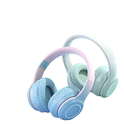Gradient Bluetooth Headset Foldable Wireless