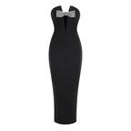 Off-shoulder Backless Bandeau Party Dress