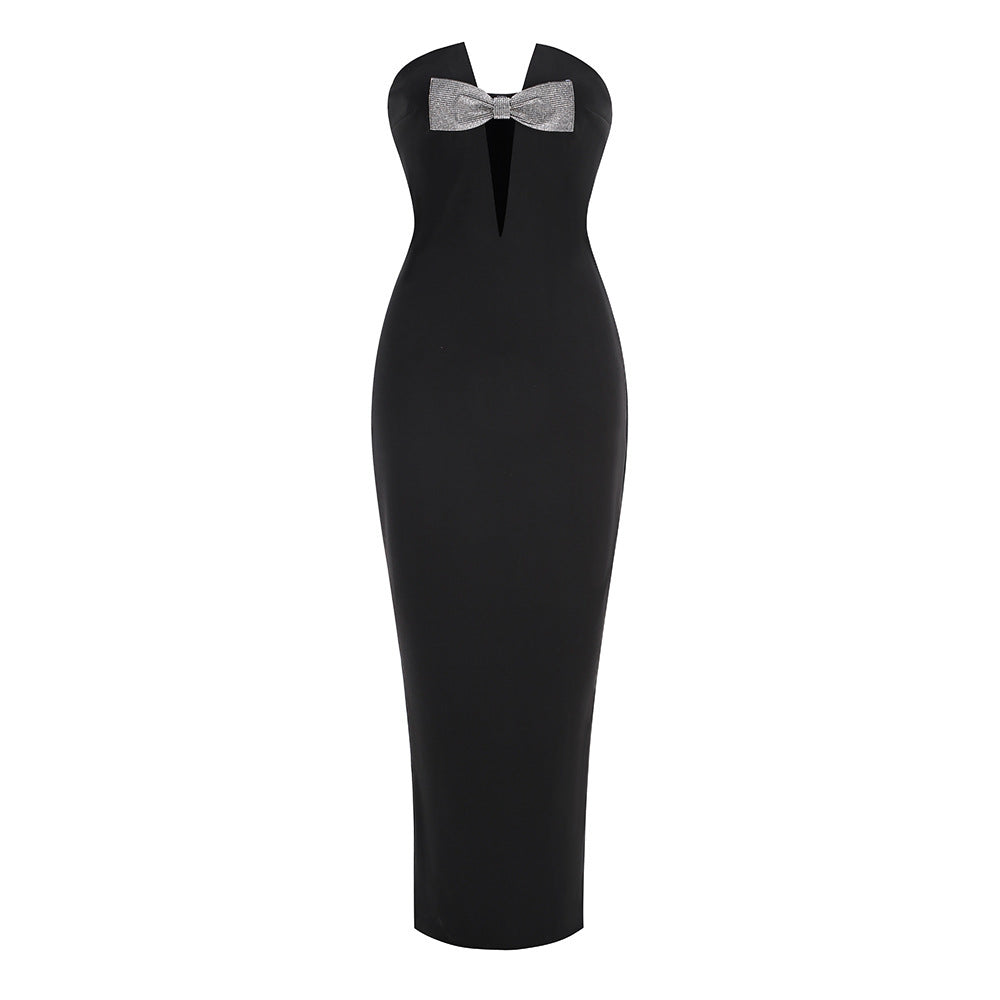 Off-shoulder Backless Bandeau Party Dress