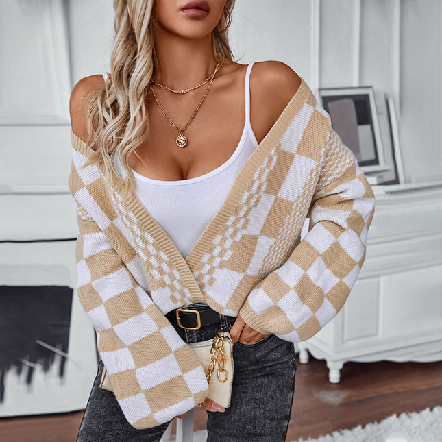 Women Sweater Lantern Sleeve