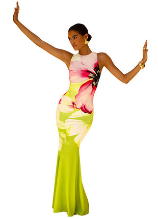 SS Floral Print Dress